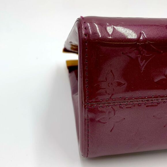 Auth Louis Vuitton Amarante LV Monogram Vernis Leather Roxbury Drive 2way Tote - Picture 9 of 16